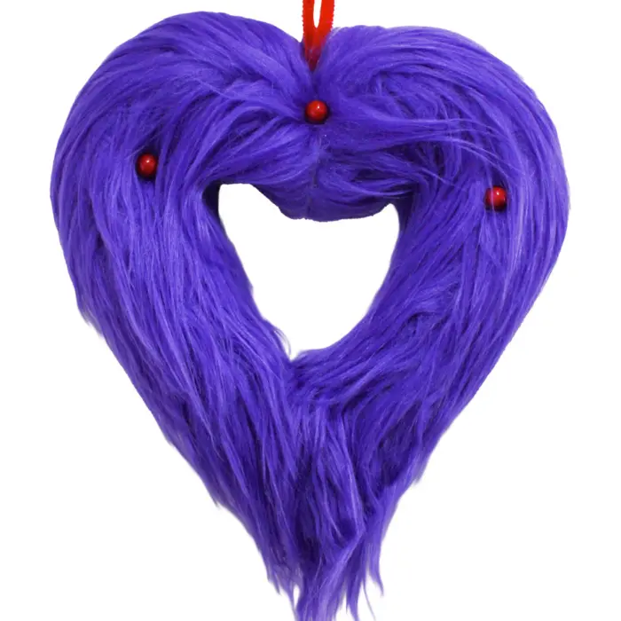 Corona de Peluche Morada