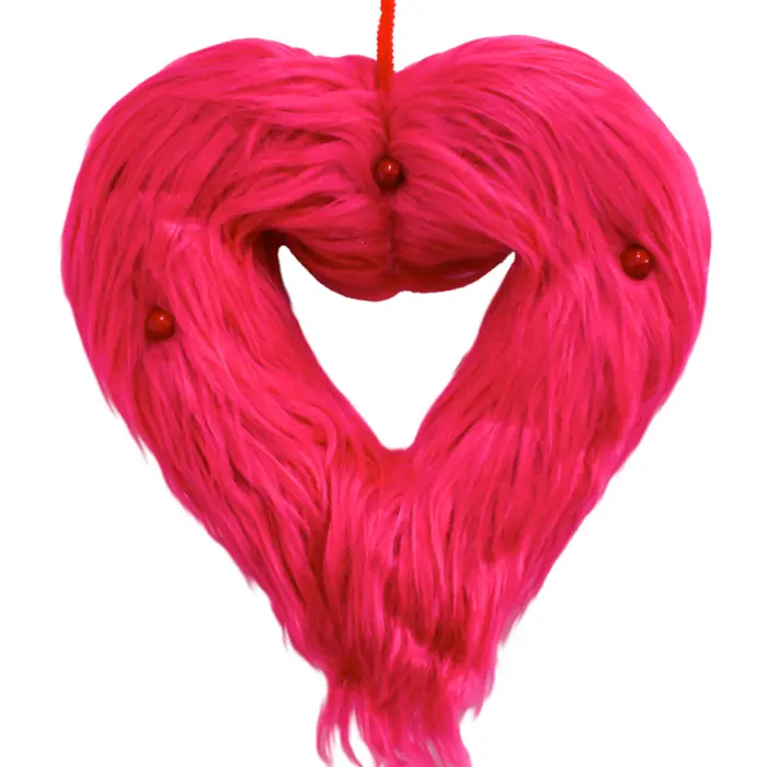 Corona de Peluche Rosa