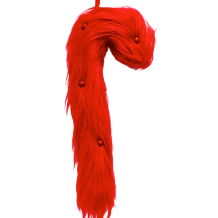 Bastón de Peluche Rojo
