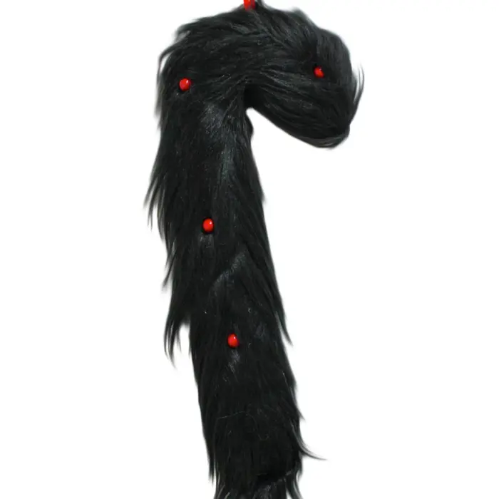 Bastón de Peluche Negro
