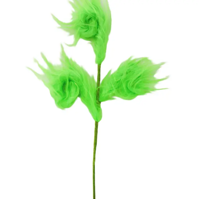 Pick de Peluche Verde Diseño Espiral