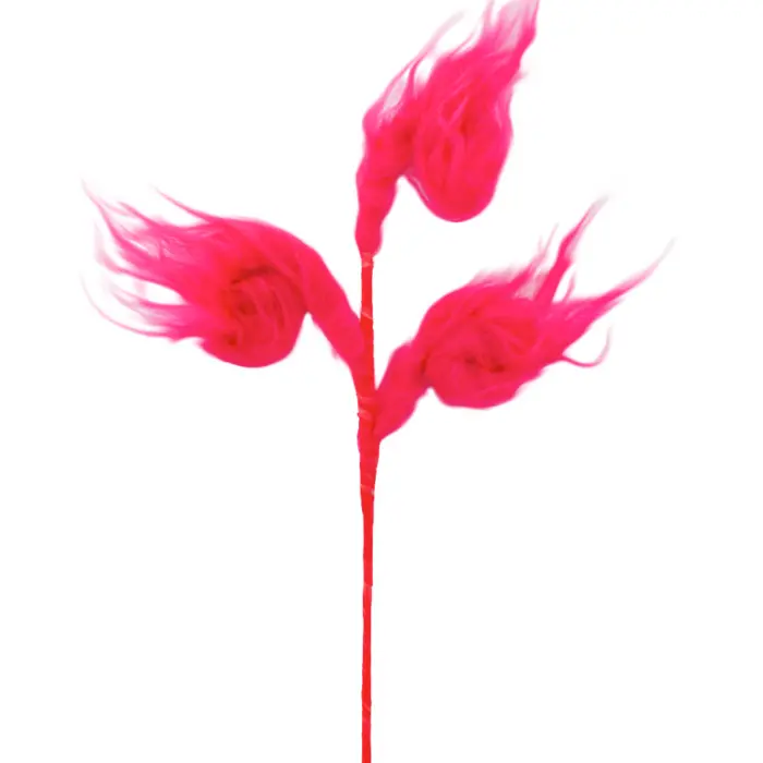 Pick de Peluche Rosa Diseño Espiral