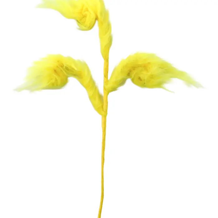 Pick de Peluche Amarillo Diseño Espiral