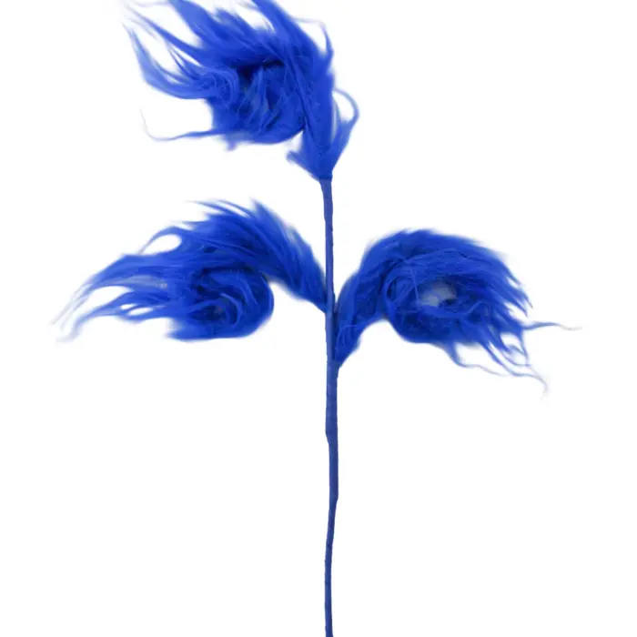 Pick de Peluche Azul Diseño Espiral