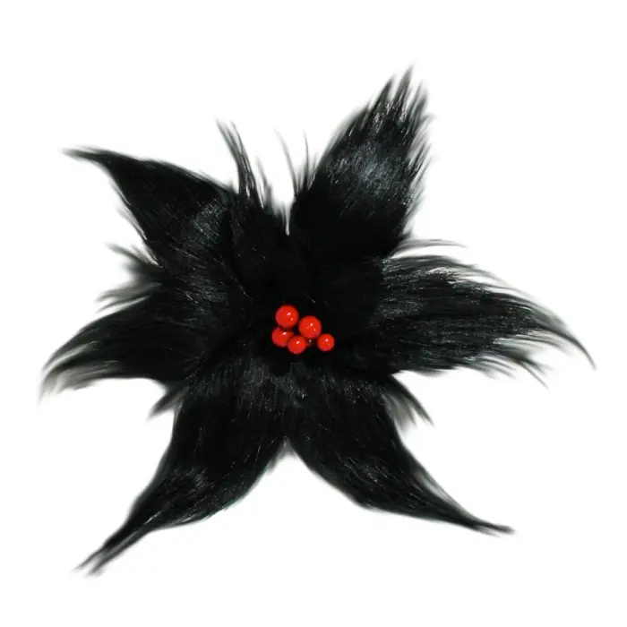 Nochebuena de Peluche Negro