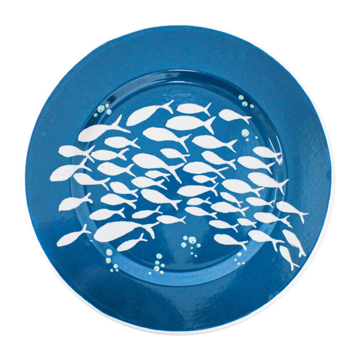 Plato de Peltre Peces
