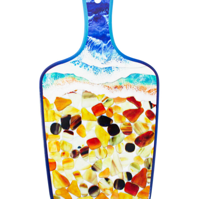 Portacalientes Diseño Piedras Café