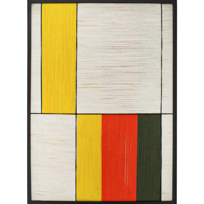 Cuadro Estilo Mondrian con Hilo