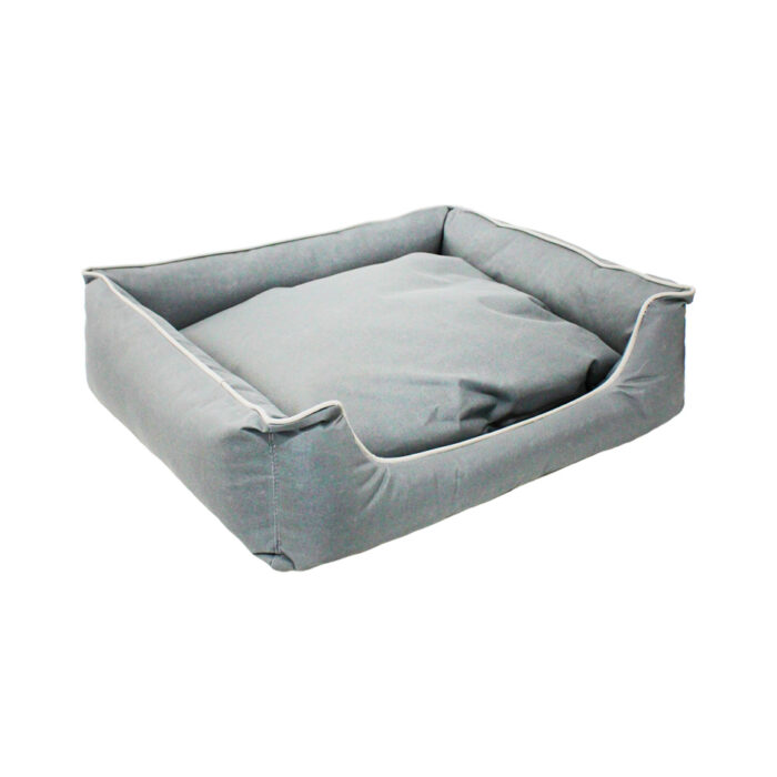 Cama para Mascotas de Tela Gris (Chica)