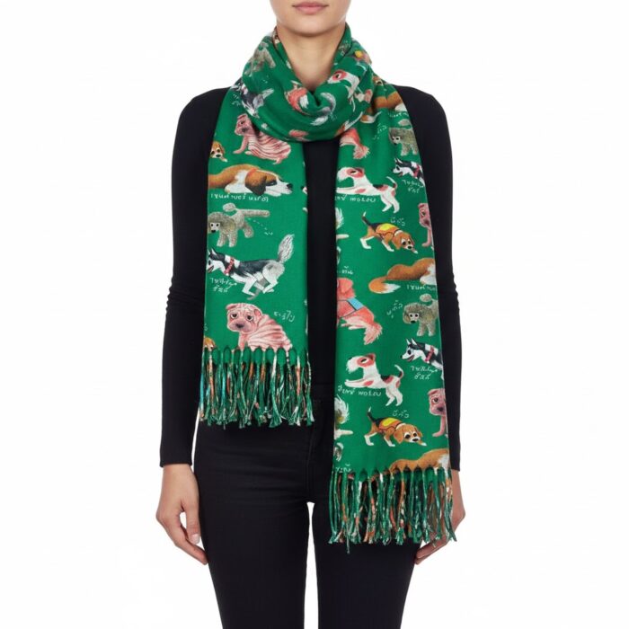 Pashmina Verde Razas Caninas