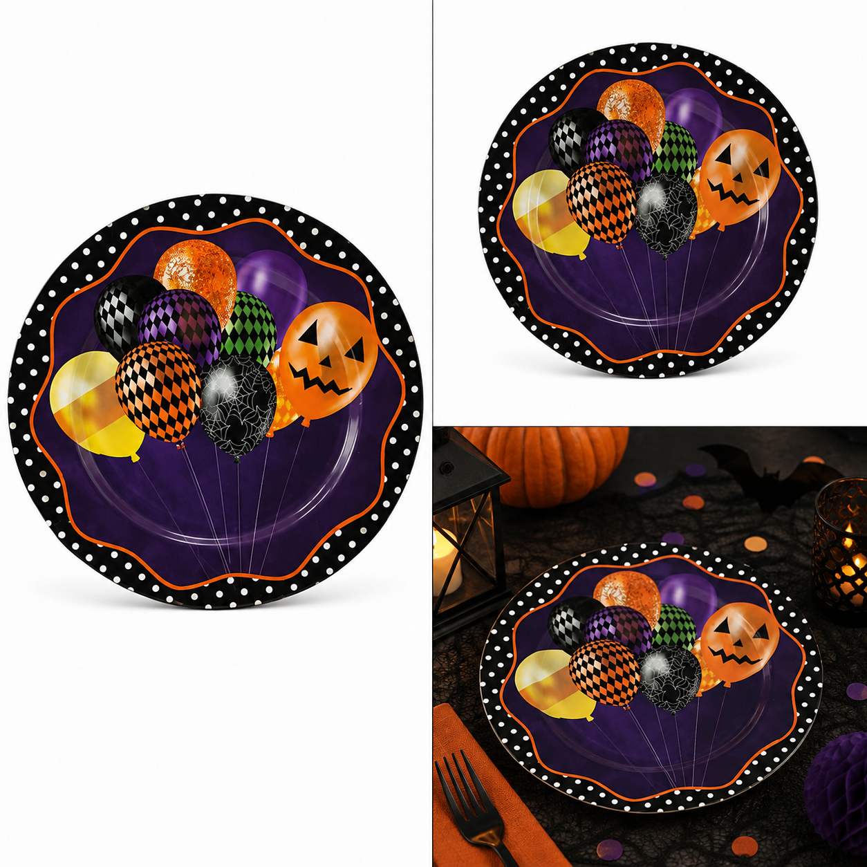 Plato Globos de Halloween