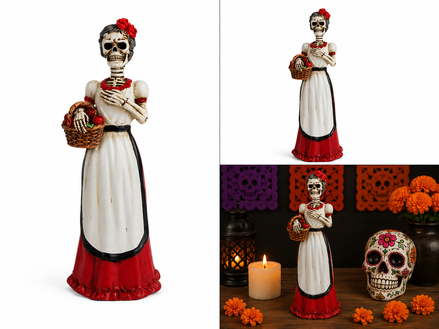 Catrina con canasta