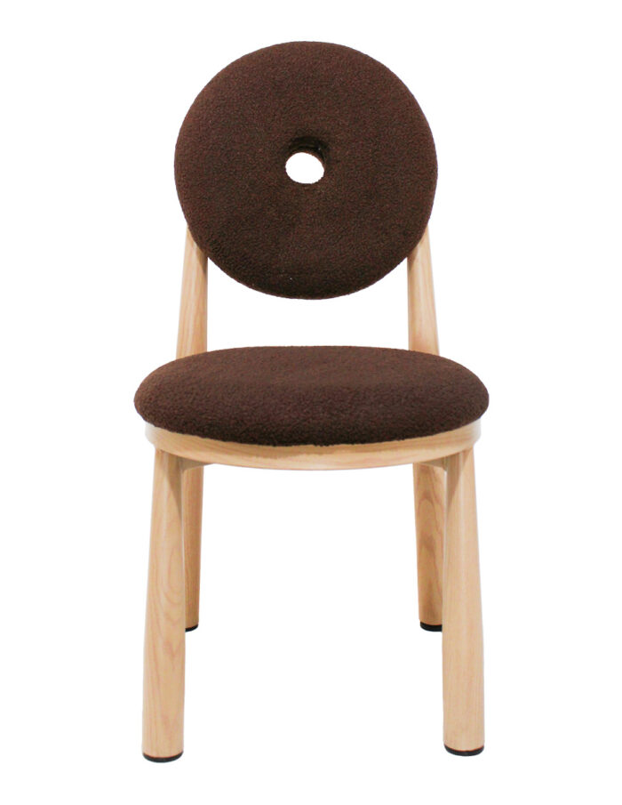 Silla de metal imitación