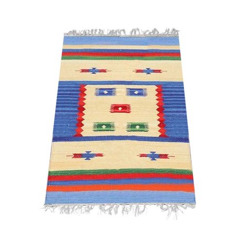 Tapete textil azul - Galerías el Triunfo - 003072582019