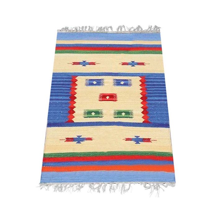 Tapete textil azul - Galerías el Triunfo - 003072582019