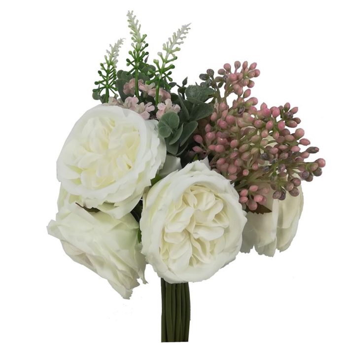 Ramo de rosas blancas - Galerías el Triunfo - 022032494035