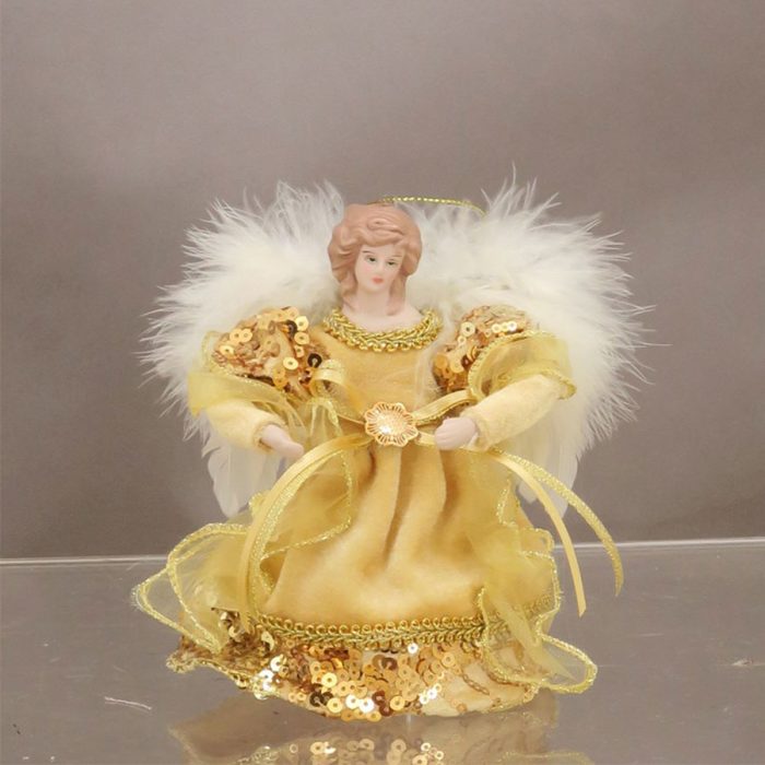 Angel de PVC dorado - Galerías el Triunfo - 040407551130