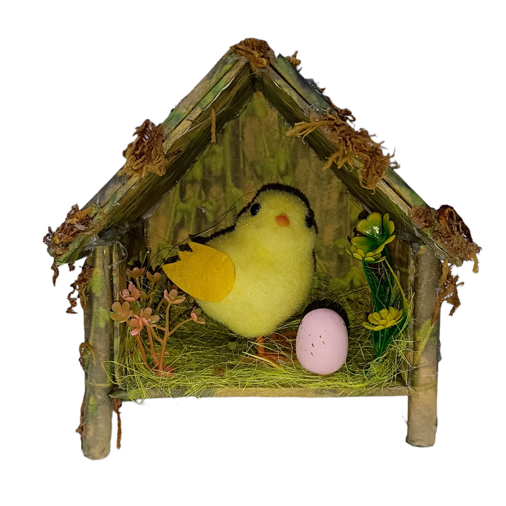 Casa con pájaro amarillo - Galerías el Triunfo - 044071816214