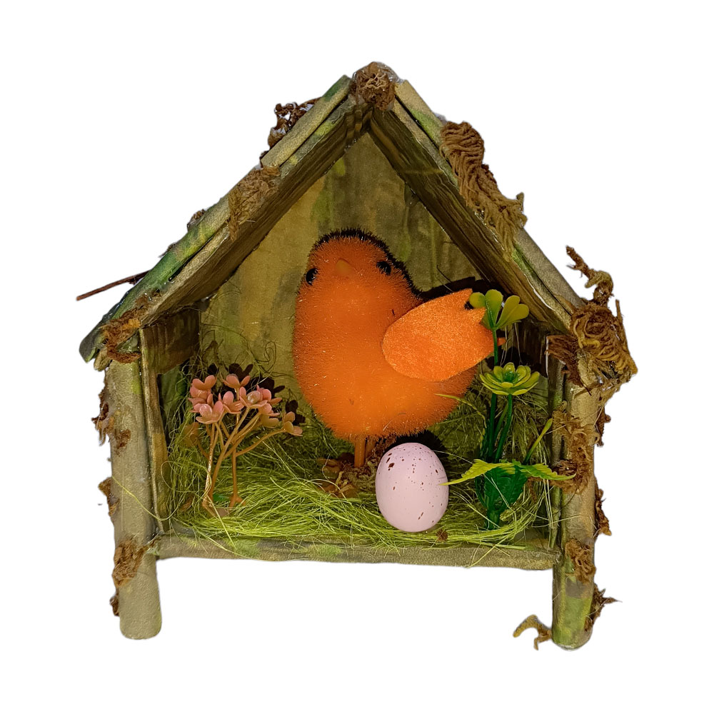 Casa con pájaro naranja - Galerías el Triunfo - 044071816215