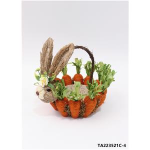 Canasta de fibras naturales - Galerías el Triunfo - 044071816220