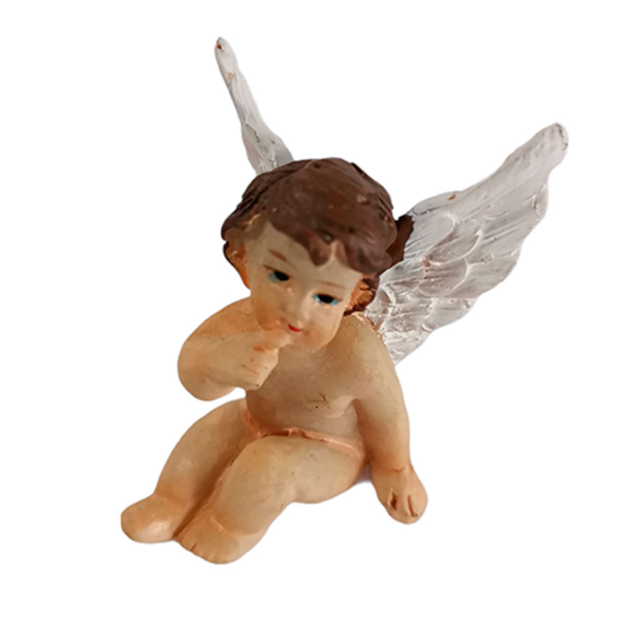 Angel mini de poliresina - Galerías el Triunfo - 044071821317