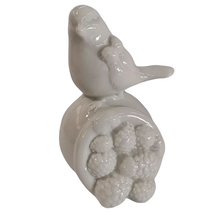 Pájaro de porcelana blanca - Galerías el Triunfo - 044071821320