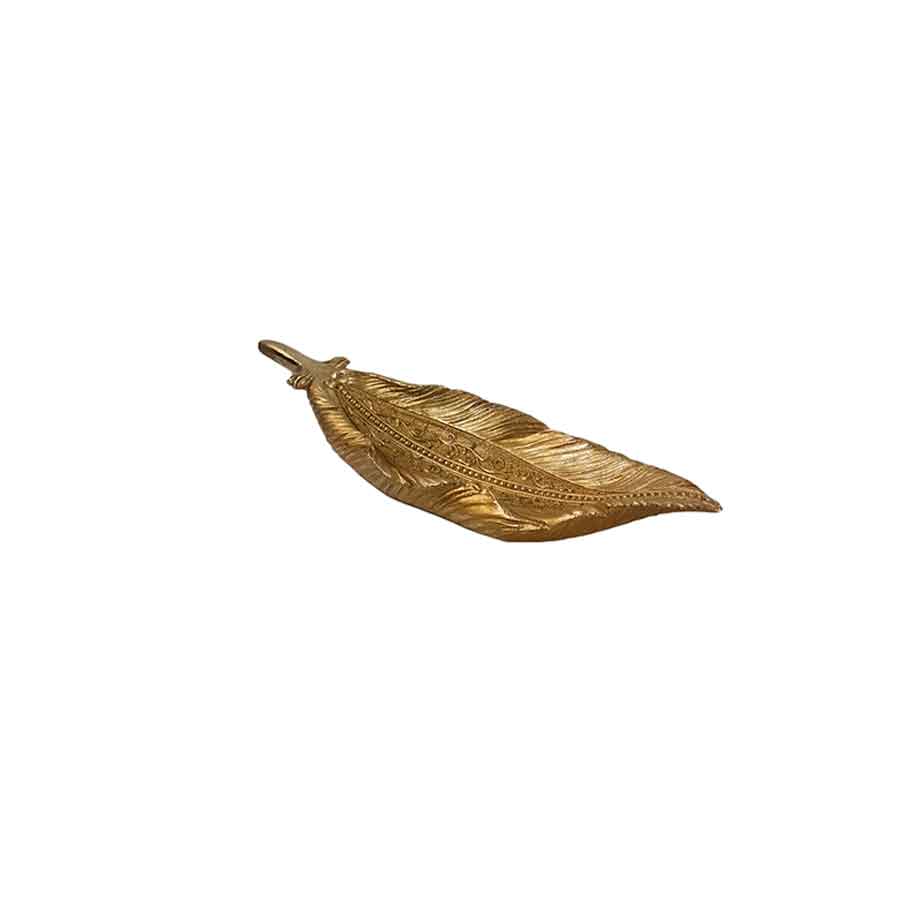 Hoja de poliresina dorada - Galerías el Triunfo - 044071821402