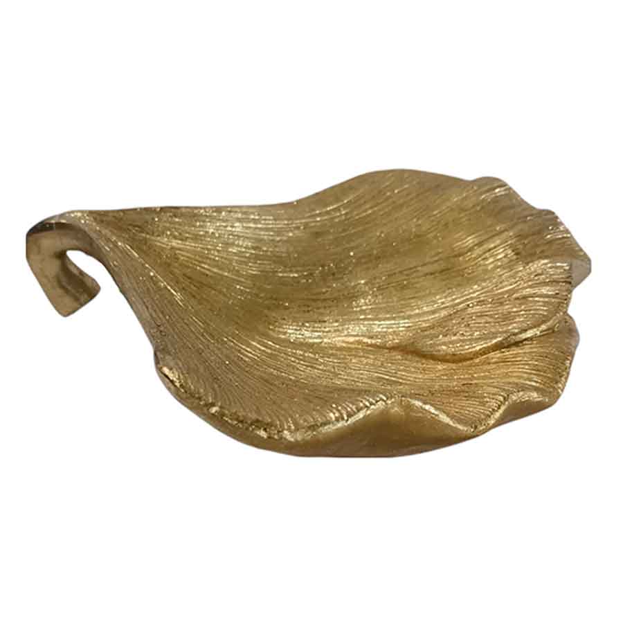 Hoja de poliresina dorada - Galerías el Triunfo - 044071821403