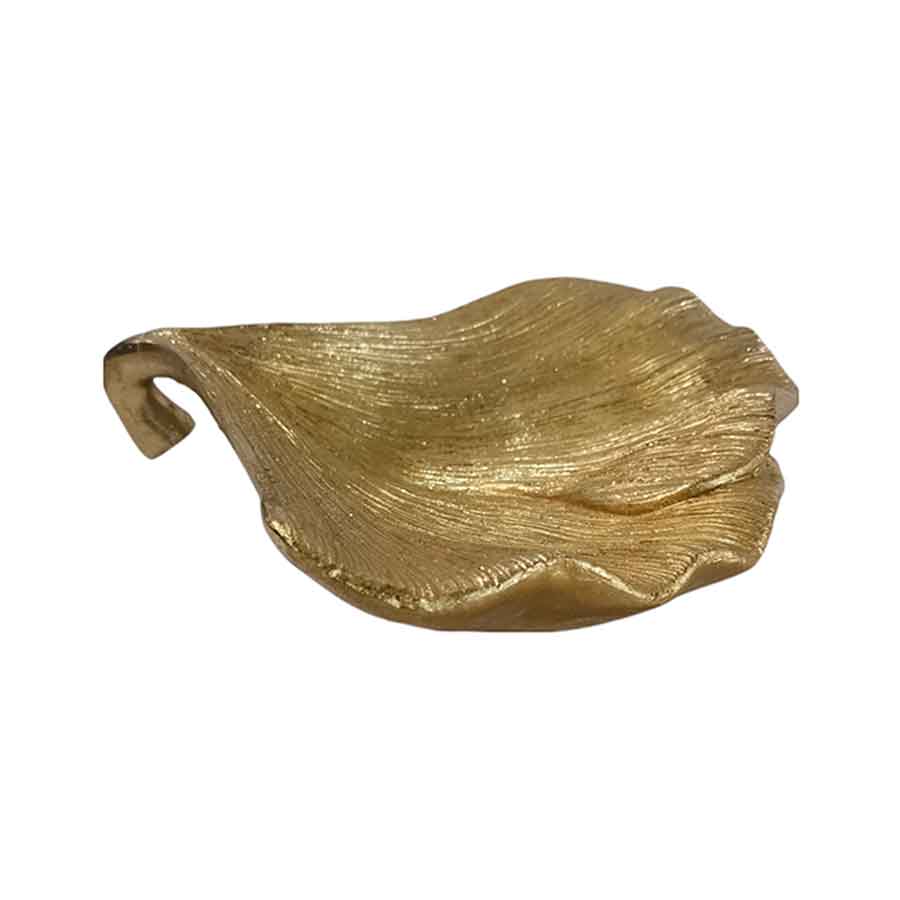 Hoja de poliresina dorada - Galerías el Triunfo - 044071821404