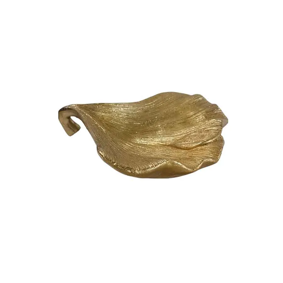 Hoja de poliresina dorada - Galerías el Triunfo - 044071821405