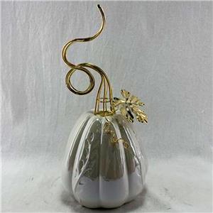 Calabaza de porcelana blanca - Galerías el Triunfo - 044071821459
