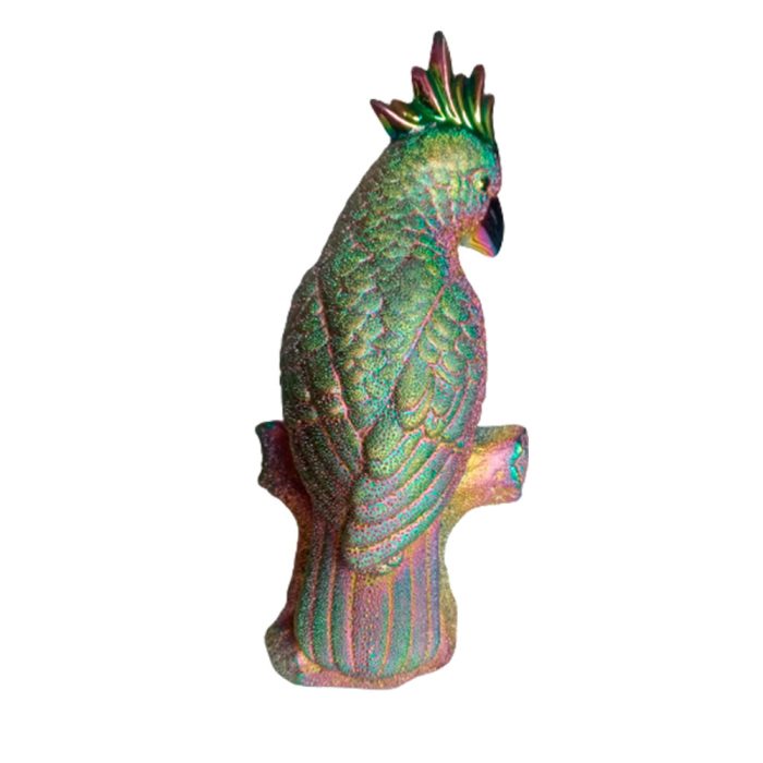 Ave iridiscente de porcelana - Image 4