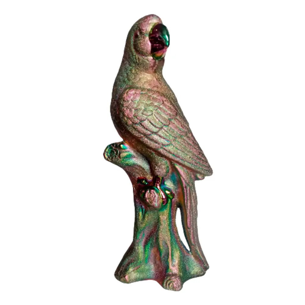 Perico iridiscente de porcelana - Galerías el Triunfo - 044071821471