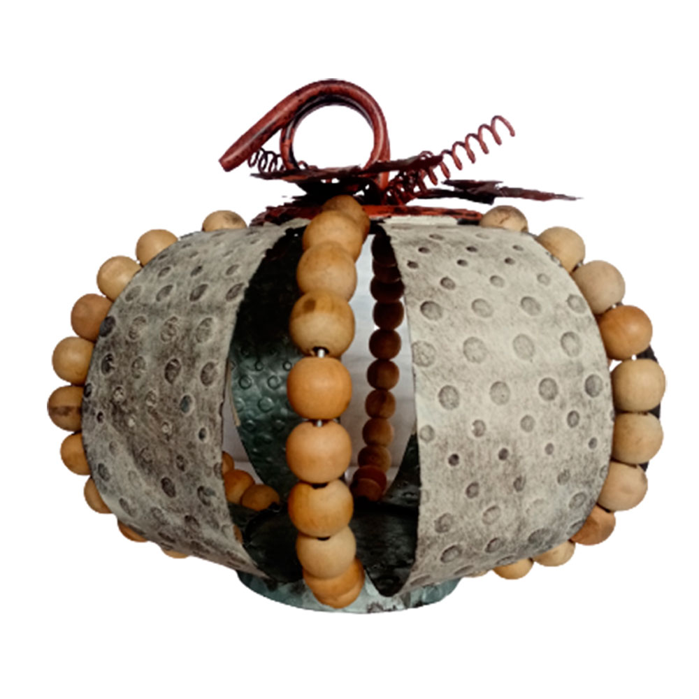 Calabaza blanca de metal - Galerías el Triunfo - 044071821492