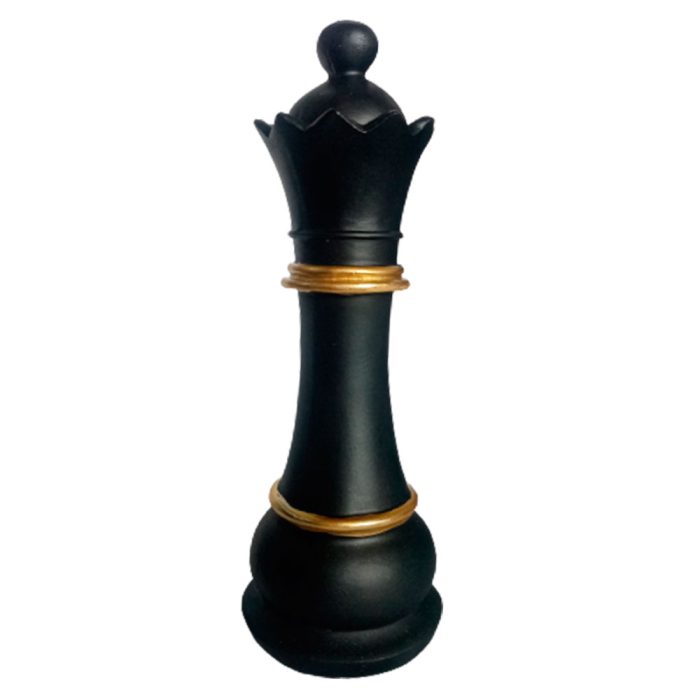 Reyna de ajedrez negra - Galerías el Triunfo - 044071821506