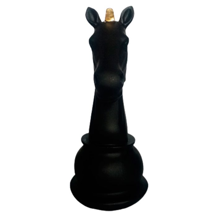 Caballo de ajedrez negro - Galerías el Triunfo - 044071821508