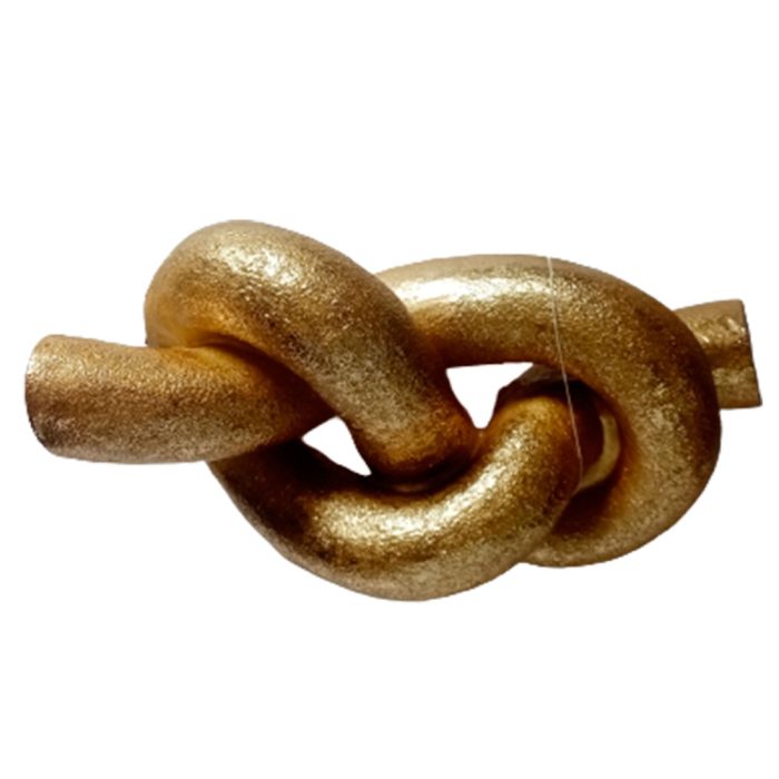 Nudo cruzado dorado - Galerías el Triunfo - 044071821524