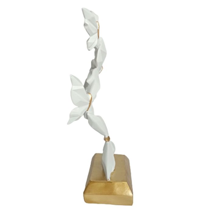 Escultura de mariposas blancas - Image 3