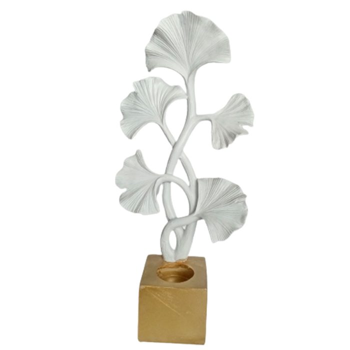 Escultura de hojas blancas - Galerías el Triunfo - 044071821530