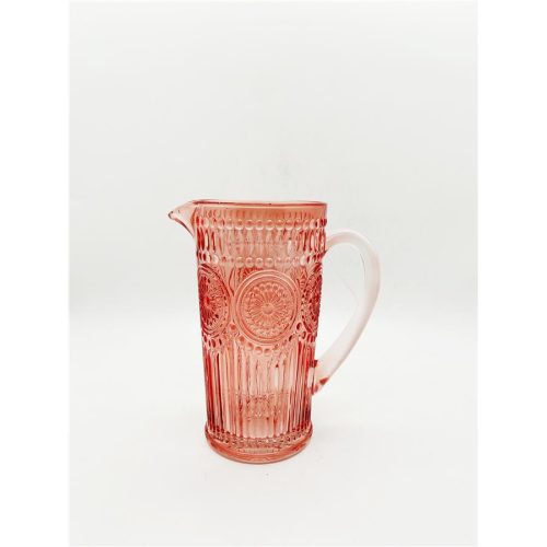 Jarra de vidrio rosa - Galerías el Triunfo - 049072571080