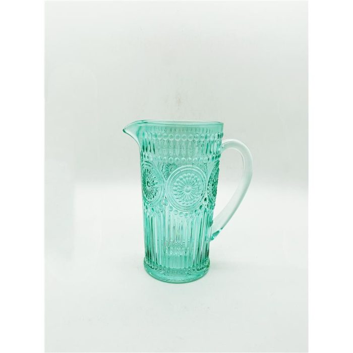 Jarra de vidrio azul - Galerías el Triunfo - 049072571082