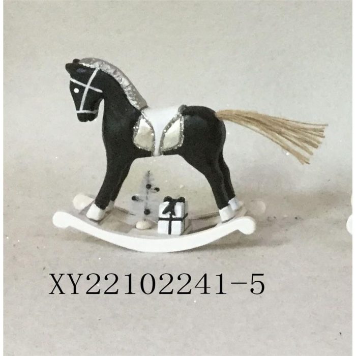 Caballito de madera negro - Galerías el Triunfo - 049072646068
