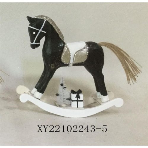 Caballito de madera negro - Galerías el Triunfo - 049072646070