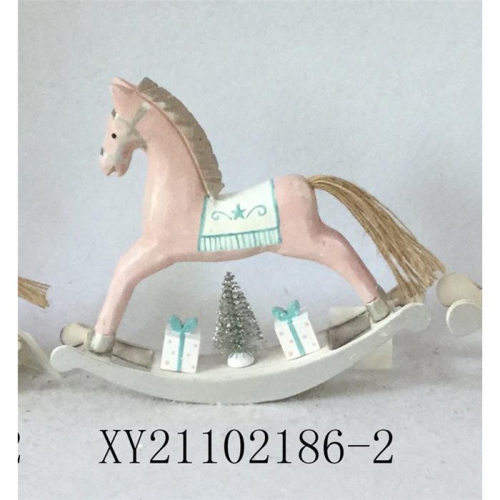 Caballito de madera rosa - Galerías el Triunfo - 049072646078
