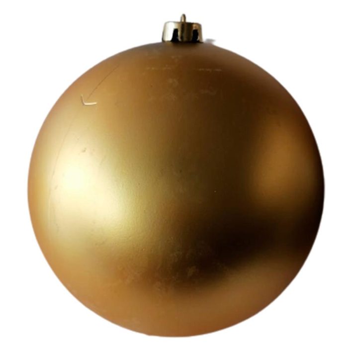 Esfera de plástico dorado - Galerías el Triunfo - 049072722071