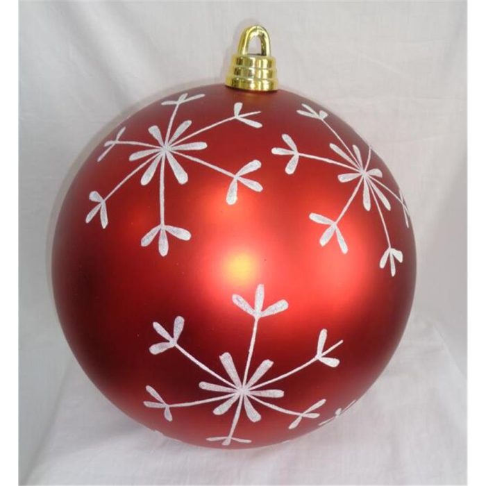 Esfera de plástico rojo - Galerías el Triunfo - 049072722087