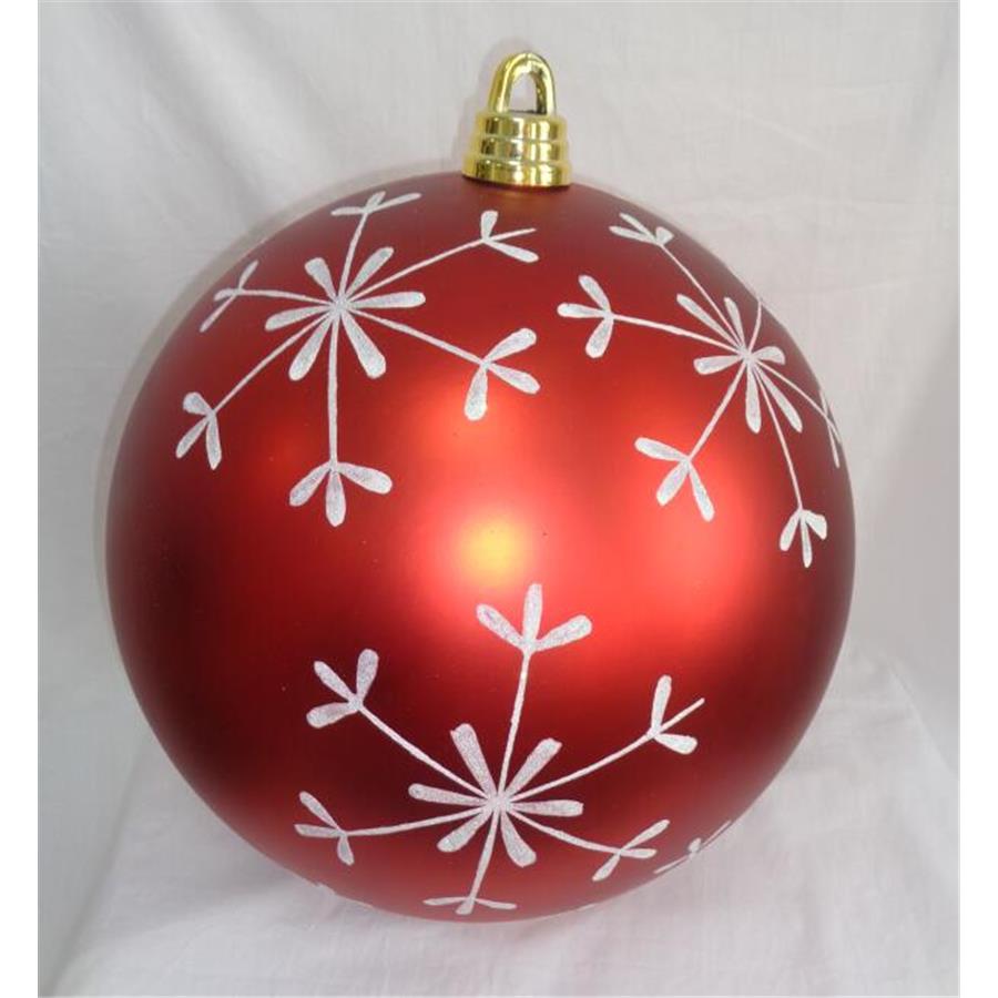 Esfera de plástico rojo - Galerías el Triunfo - 049072722087