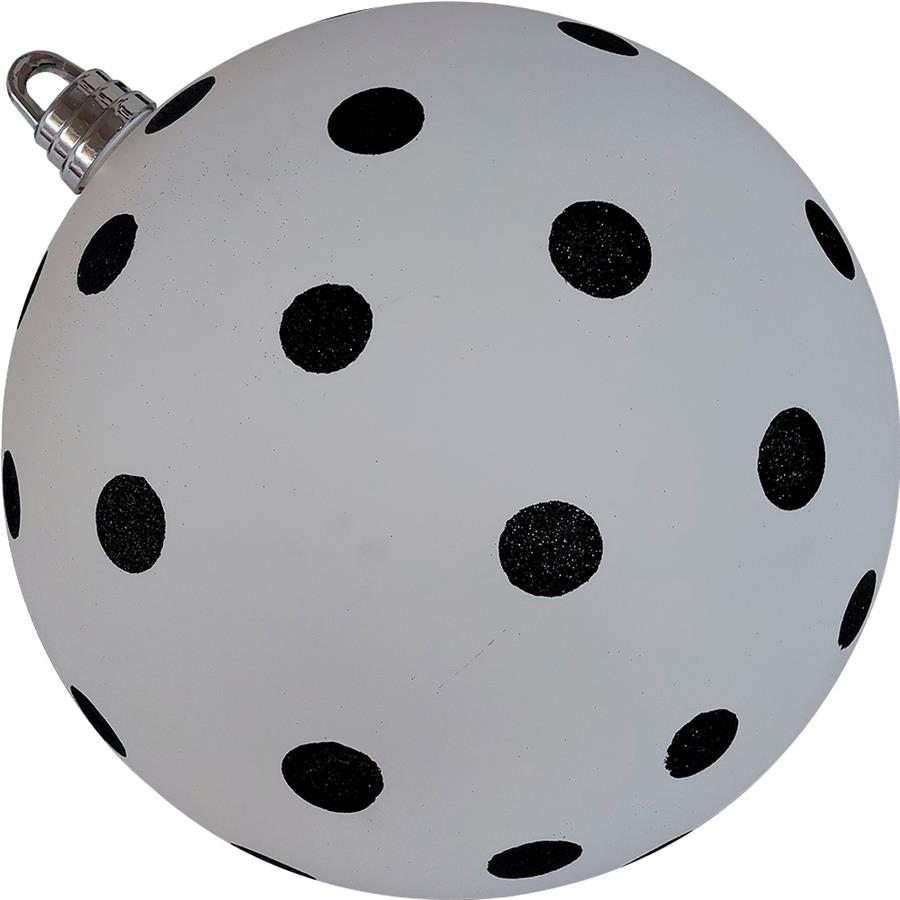 Esfera de plástico blanco - Galerías el Triunfo - 049072722101
