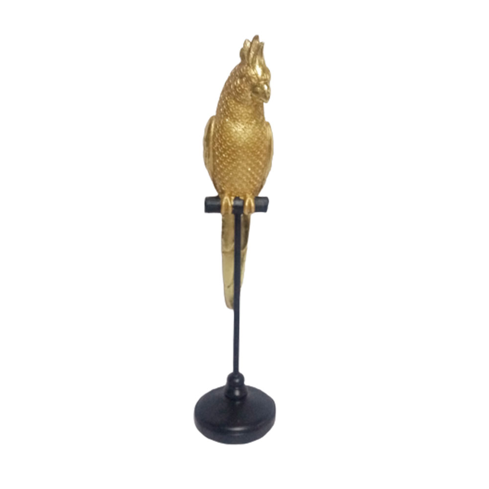 Figura de ave dorada - Galerías el Triunfo - 049072778265