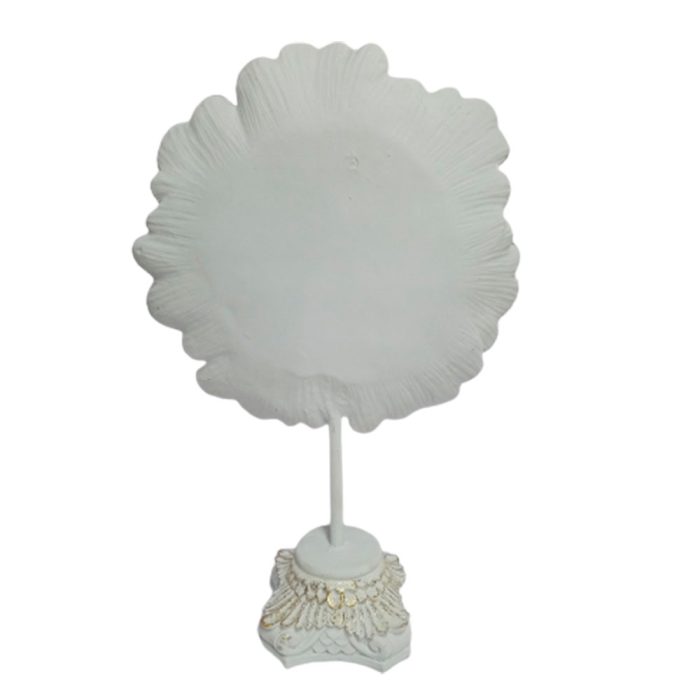 Flor blanca con dorado - Image 4